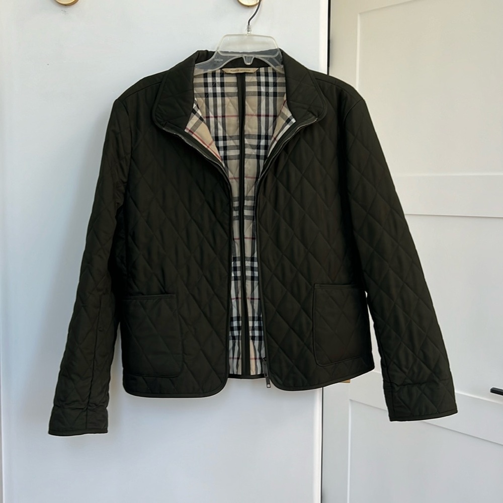 COPY - Burberry Diamond Quilted Jacket with Zipper